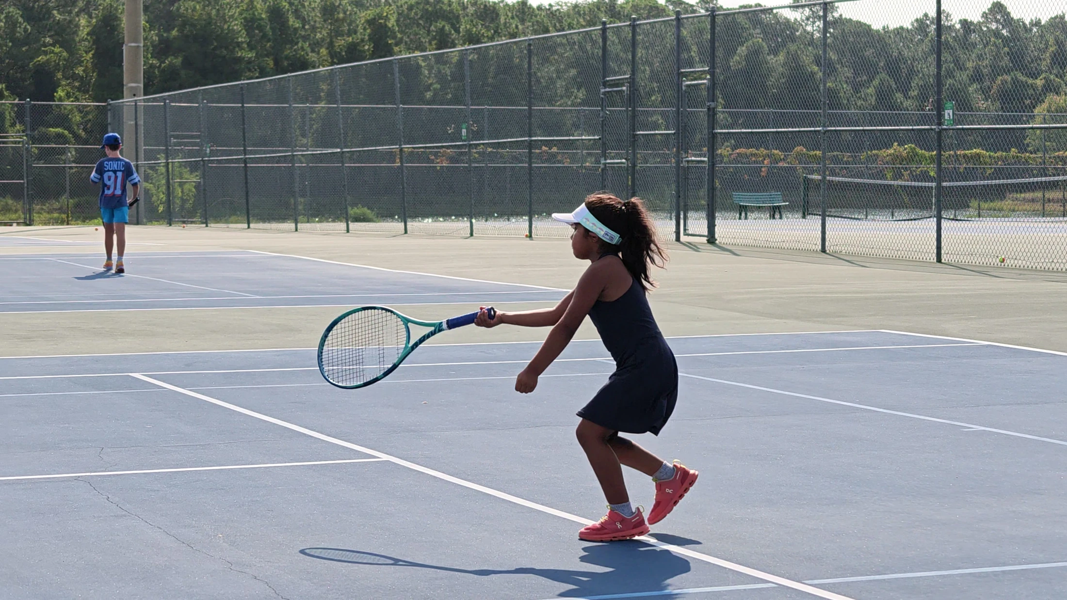 Early court, Penny's tennis journal